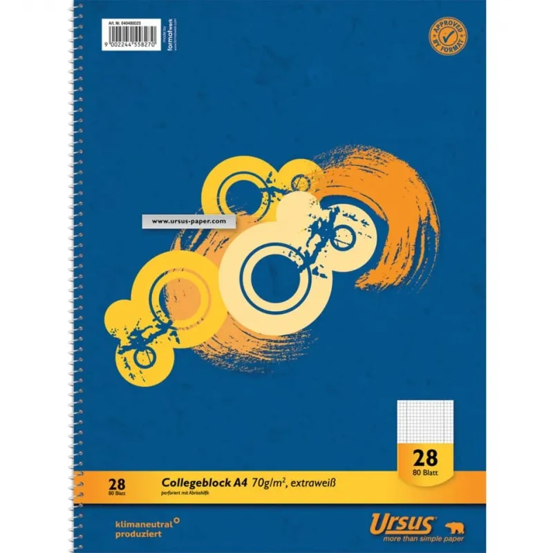 Collegeblock A4 80 Blatt