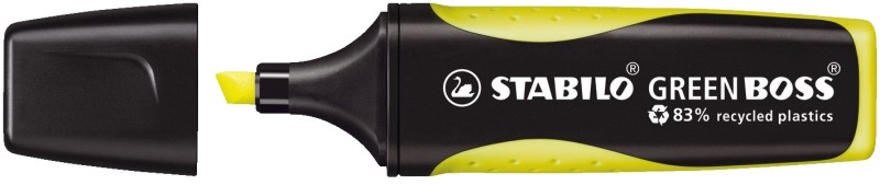 Textmarker Stabilo Boss Green 2-5mm gelb