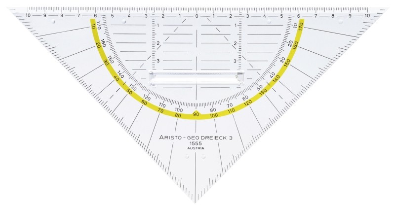 Aristo Geo-Dreieck 22 x 5cm mit Griff