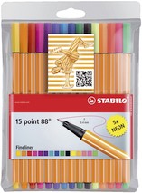 Fineliner Stabilo Point 88, 15 Stück