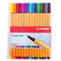 Fineliner Stabilo, 15 Stück