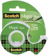 Klebeband Scotch Magic 19mm 7,5m mit Abroller