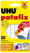 Klebestücke UHU Patafix weiß 80 Stück