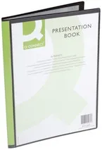 Q-Connect Panorama Sichtbuch schwarz