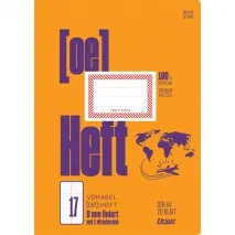 Vokabelheft A4 mit 20 Blatt liniert