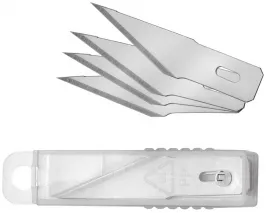 Ersatzklinge Skalpell Metall silber