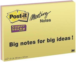 Haftnotizen BigNotes 4farbig