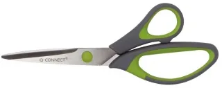 Schere 20cm grau/grün