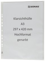 Klarsichthülle A3 hoch genarbt