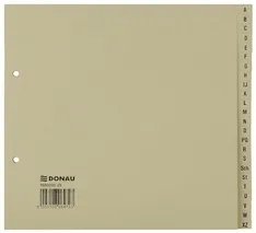 Ordnerregister A4 Halbformat A-Z grau