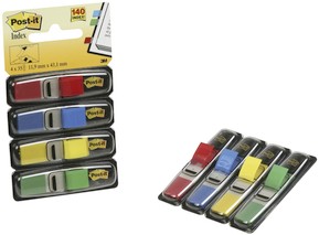 Post-It Index 4x35Blatt sortiert