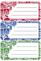 Schuletikette Social Icons