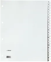 Ordnerregister PP A4 A-Z
