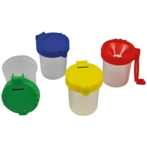 Wasserbecher Höhe 8cm sortiert