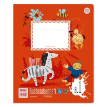 Buchstabenheft Formati B1 Druckschrift