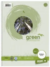 Ursus Collegeblock Green A4, 80 Blatt