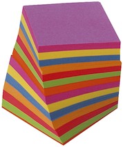 Folia Zettelbox Nachfüllung färbig