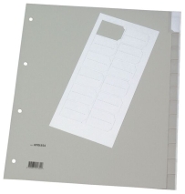 Fenstertabenregister 12-teilig überbreit